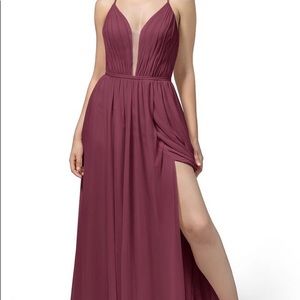 Azazie Alina dress in Mulberry size 2